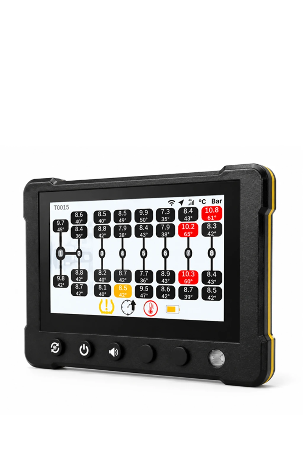 SafeViewPro 带显示器胎压监测终端